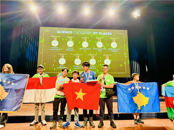 International STEM Olympiad 2024 - Gold Medal - Science Category 3nd Places