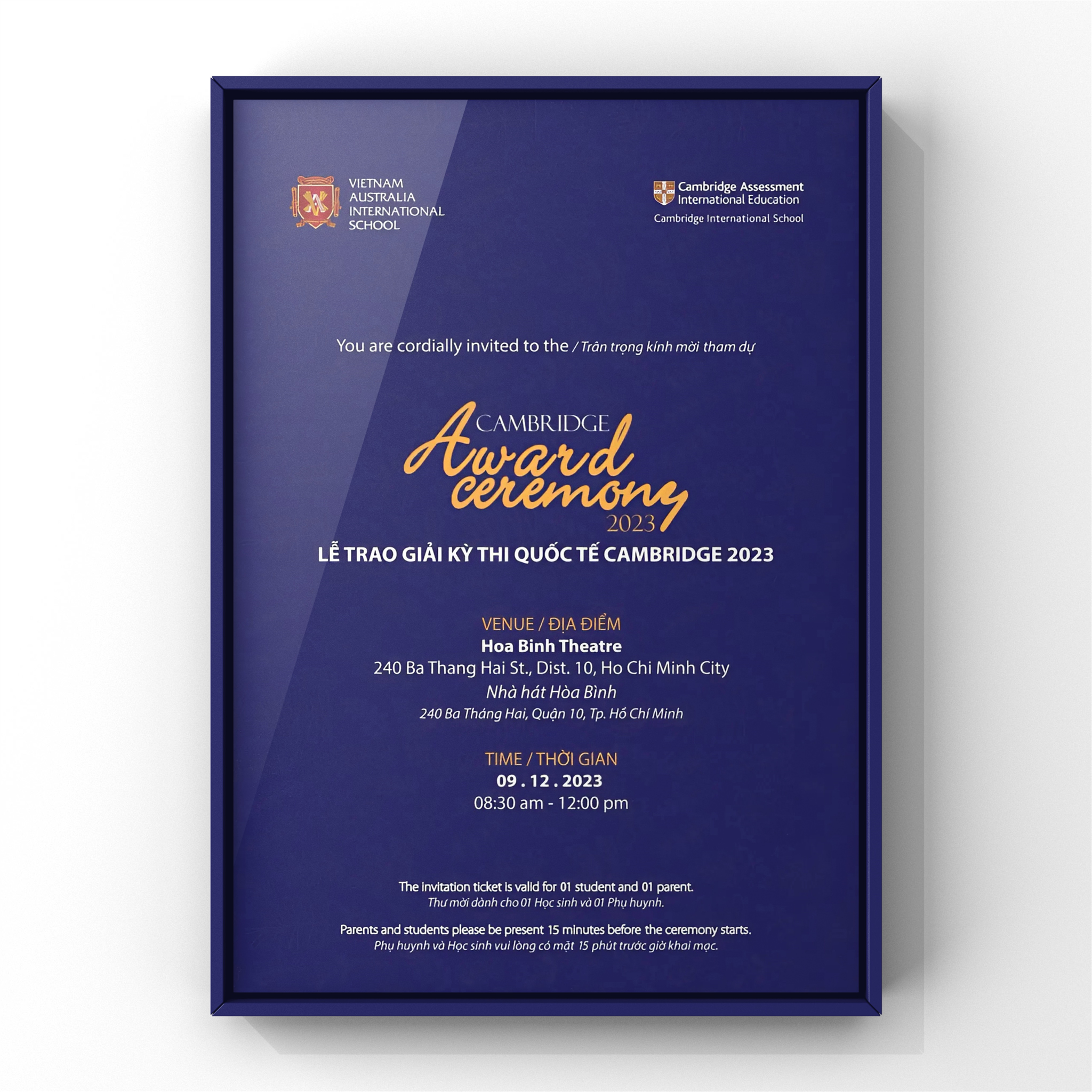 Cambridge Award Ceremony 2023